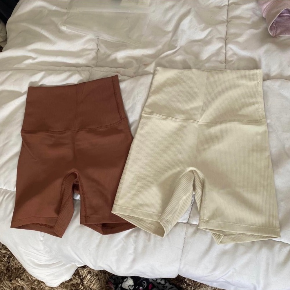 First Health Apparel - Ribbed biker shorts